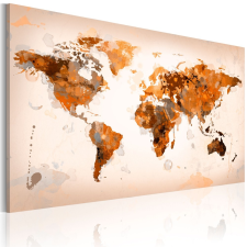 Kép - falitérkép - Map of the World - Desert storm Világtérkép 90x60 térkép
