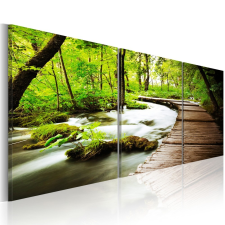Kép - Forest Brook 150x50 grafika, keretezett kép