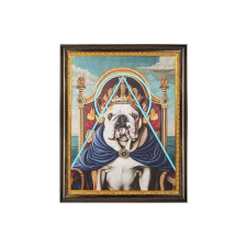 Kép NEON BULLDOG 80x100 cm grafika, keretezett kép