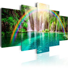 Kép - Rainbow time 200x100 grafika, keretezett kép
