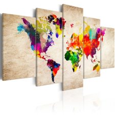 Kép - World Map: Abstract Fantasy 100x50 térkép