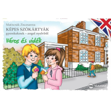  Képes szókártyák gyerekeknek angol nyelvből - Város és vidék idegen nyelvű könyv