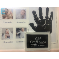  Képkeret 12 hónap kéz és láblenyomattal rózsaszín fényképkeret