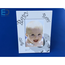  Képkeret &quot; BABY &quot; elefántos 10 x 15cm képnek fényképkeret