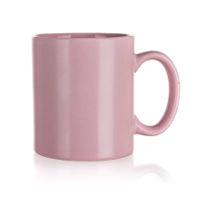 Kerámia bögre MAT 350ml, világos rózsaszín 60210311 bögrék, csészék