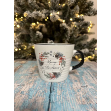 Kerámia bögre Merry Christmas kétoldalas 300ml bögrék, csészék