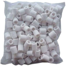 Kerámia gyűrű akváriumi szűrőanyag (15 x 15 mm) 500 g akvárium vízszűrő