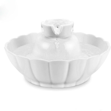  Kerámia kisállat itatókút, 2,1 l, környezetbarát, fehér, csendes működés kutyatál