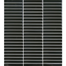 Kerámia mozaik Premium Mosaic Kit Kat black 28x31 cm matt MOSKK3BKM csempe