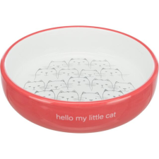  Kerámia tál cicáknak Coral/fehér 0,3l/15cm trx24771 macskatál
