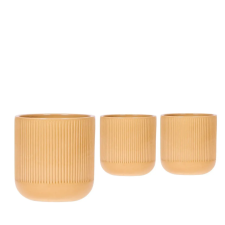  Kerámiakaspó "Flare Ocher" kaspó átmérője kb. 9 cm kerti dekoráció