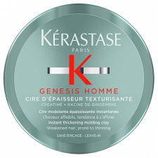 Kérastase Genesis Homme Cire D'Épaisseur Texturisante Hajformázó Paszta 75 ml hajformázó