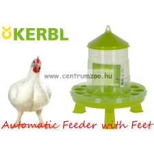  Kerbl Garden Poultry Breeding Automatic Feeder With Feet baromfi, fácán, egyéb madár önetető lábbal 9,6 liter 8 kg (70128) haszonállat felszerelés
