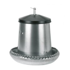 Kerbl River Systems fém baromfi önetető csibéknek és jércéknek, automata nélkül, 18l, szétszerelt haszonállat felszerelés