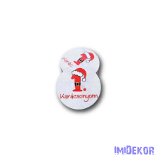  Kerek karácsonyi 5cm 5db/csomag - Első karácsonyom dekorációs kellék