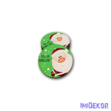  Kerek karácsonyi 5cm 5db/csomag - Mikulás dekorációs kellék