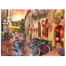 Kerékpárral Toszkán tájon puzzle 1000 darabos puzzle, kirakós