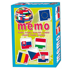 Keresd a párját, memória játék, 28x20 cm dobozos (zászlós) memóriajáték