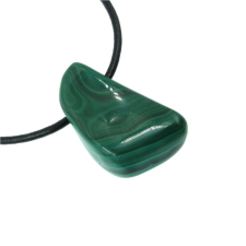  Keresztbe fúrt malachit medál medál