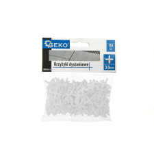 Kereszttávtartó készlet csempéhez és csempéhez, 3 mm, 150 elem, Geko G00444-3 kőműves és burkoló szerszám