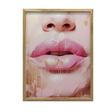 KERET FALI PLAKÁT A SZÉPSÉG KIFEJEZÉSE ROMANTIKUS 70x100 CM grafika, keretezett kép