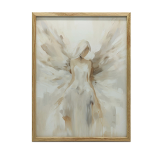 KERET FALI PLAKÁT ANGYAL BEAUTY SÖTÉTBARNA 50x70 CM grafika, keretezett kép