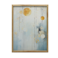 KERET FALI PLAKÁT ARANY MINIMALIZMUS MODERN DESIGN 50x70 CM grafika, keretezett kép