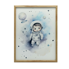  KERET FALI PLAKÁT ARNYOS PANDA A LEVELEK KÖZÖTT 70x100 CM grafika, keretezett kép