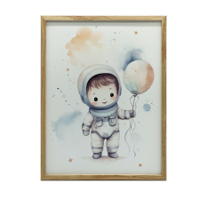 KERET FALI PLAKÁT AZ UNIVERZUM FELFEDEZŐ 70x100 CM FEKETE grafika, keretezett kép