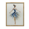  KERET FALI PLAKÁT BALET RUHA Elegance OF DANCE 70x100 CM