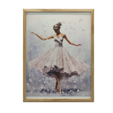 KERET FALI PLAKÁT BALLERINA BALLET DREAM 30x40 CM grafika, keretezett kép