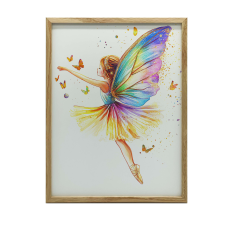  KERET FALI PLAKÁT BALLERINA TÁNC LÁNYNAK 50X70cm grafika, keretezett kép