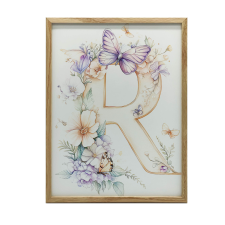  KERET FALI PLAKÁT FLORAL JOY FEKETE 70x100 CM grafika, keretezett kép