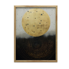  KERET FALI PLAKÁT GOLDEN COSMIC CIRCLE 70x100 CM ALUMÍNIUM