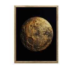 KERET FALI PLAKÁT GOLDEN NIGHT 30x40 CM ALUMÍNIUM FEKETE grafika, keretezett kép