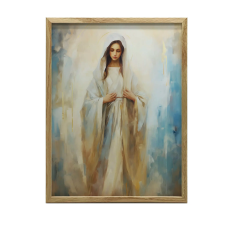 KERET FALI PLAKÁT GOLDEN SACRED BEAUTY MARY 50x70 CM grafika, keretezett kép