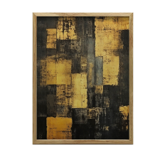 KERET FALI PLAKÁT IPARI TÁJ 30X40 CM SÖTÉTBANA grafika, keretezett kép