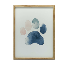 KERET FALI PLAKÁT MERRY PAW 70X100 CM FEKETE ALUMÍNIUM grafika, keretezett kép