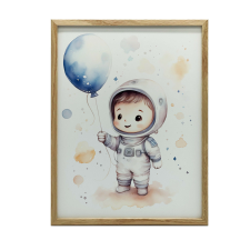 KERET FALI PLAKÁT UTAZÁS A CSILLAGGALON KERESZTÜL 70x100 CM grafika, keretezett kép