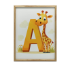 KERET FALI PLAKÁT ZSIRÁF KALAND FA SÖTÉTBANA 50x70