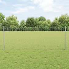  Kerítésoszlopok 11 db U-csatorna 80 cm Horganyzott Acél építőanyag