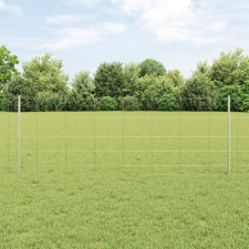  Kerítésoszlopok 11 db U-csatorna 80 cm Horganyzott Acél építőanyag
