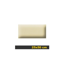  Kerma bőr falpanel, bőrpanel, Melody-013 Bézs (25x50 cm) villanyszerelés