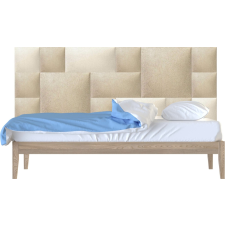 Kerma Design Bézs árnyalatú modern textil falvédő-2 (200x75 cm) Kerma falpanelekből tapéta, díszléc és más dekoráció