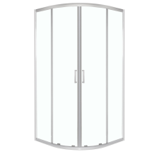 Kerra Aruba 90 króm íves zuhanykabin tálca nélkül kád, zuhanykabin