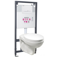 Kerra Doris Adriatic WH falba építhető WC tartály szett szaniter