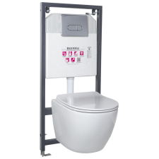 Kerra Kasos Pacific Chrome falba építhető WC tartály szett szaniter
