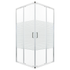 Kerra Madera 80x80 cm szögletes zuhanykabin tálca nélkül
