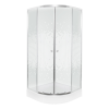 Kerra Pixel 80 fehér íves zuhanykabin XN tálcával