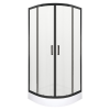 Kerra Soho Black 80 íves zuhanykabin Alan zuhanytálcával